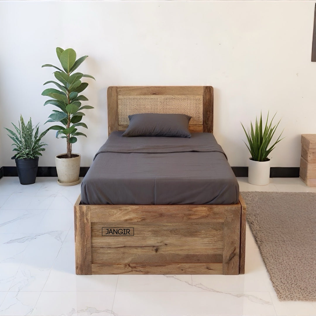 Discover our Space Saving Expandable Bed, Sheesham or mango wood made, smart storage & seamless style. Buy folding bed for small rooms near you.