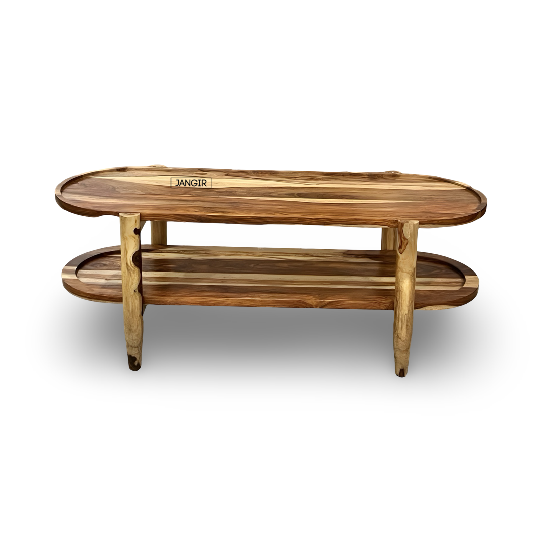 Shop the elegant Oval Sheesham Wood Coffee Table—stylish, sturdy, and perfect for your living room. Upgrade your living room today!