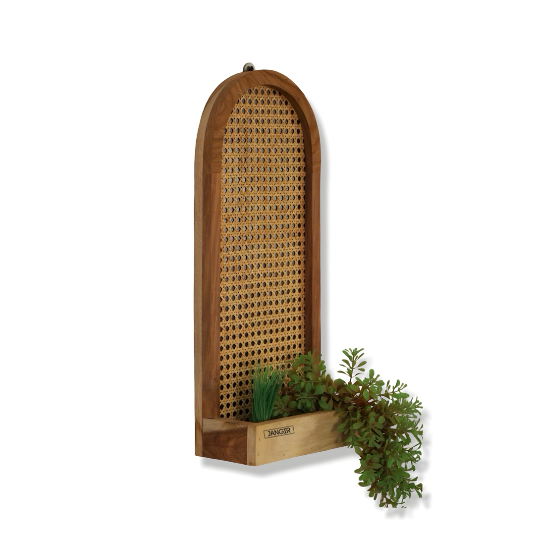 Elevate your home with the Arch Cane Wall Decor self—crafted from natural cane and sheesham wood. Shop now to enhance any room elegantly near you in Bangalore