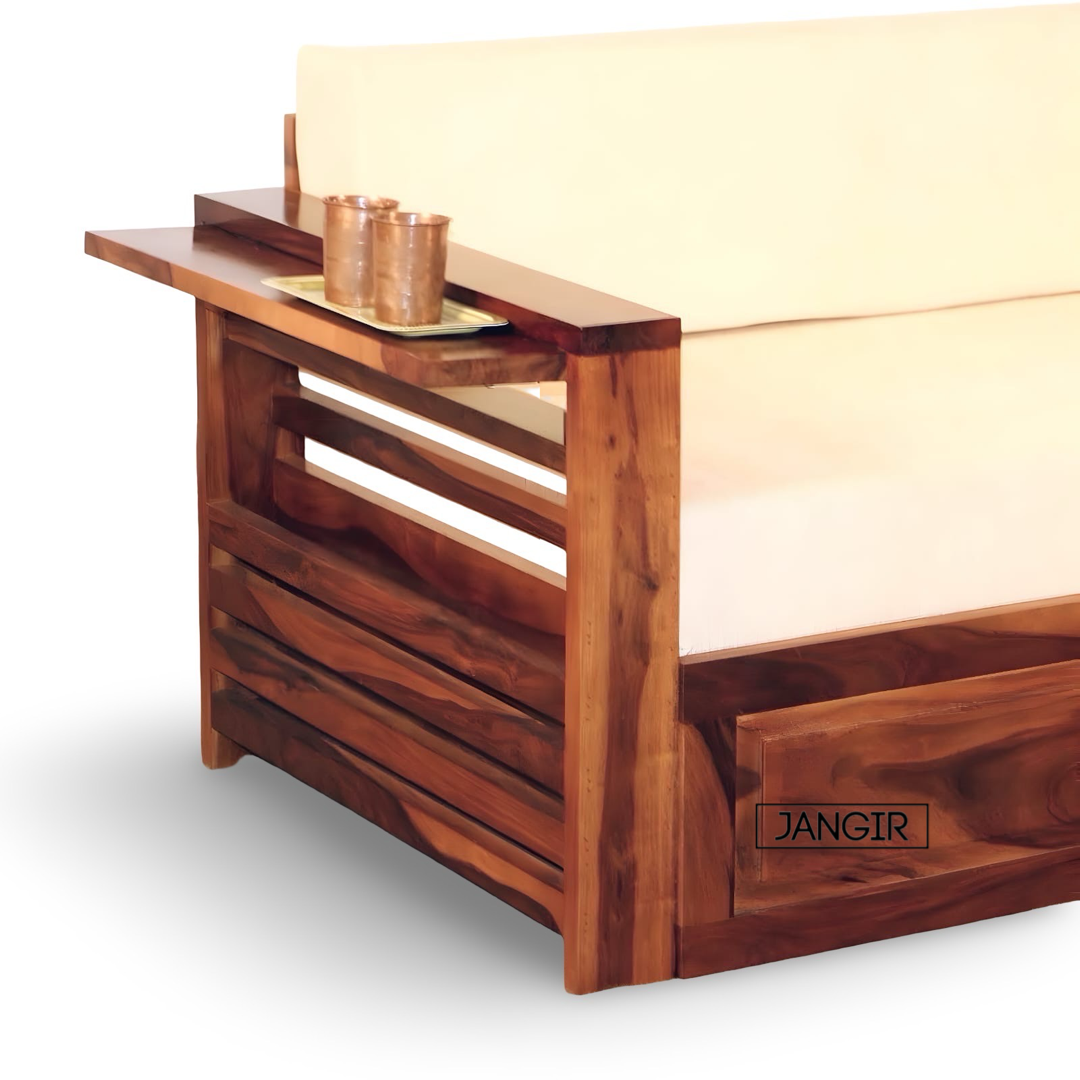Dalla Sheesham Wood Sofa cum Bed.