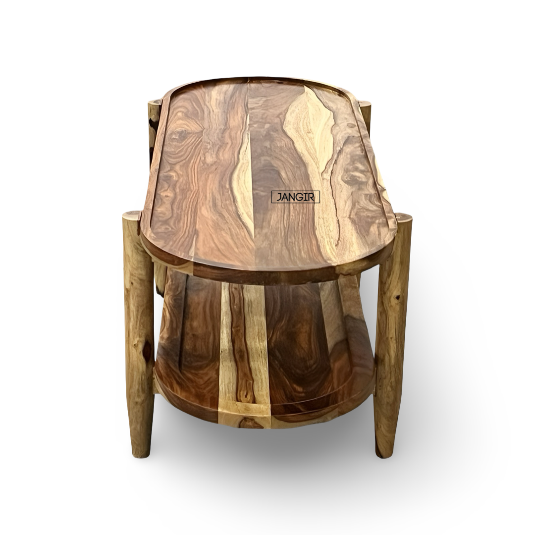 Shop the elegant Oval Sheesham Wood Coffee Table—stylish, sturdy, and perfect for your living room. Upgrade your living room today!