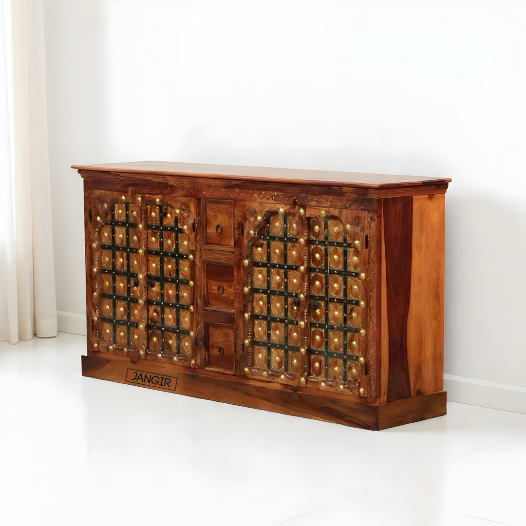 Antique Rajasthani Heritage Cabinet