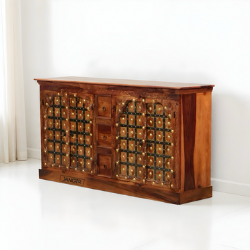 Antique Rajasthani Heritage Cabinet | Jangir Decor
