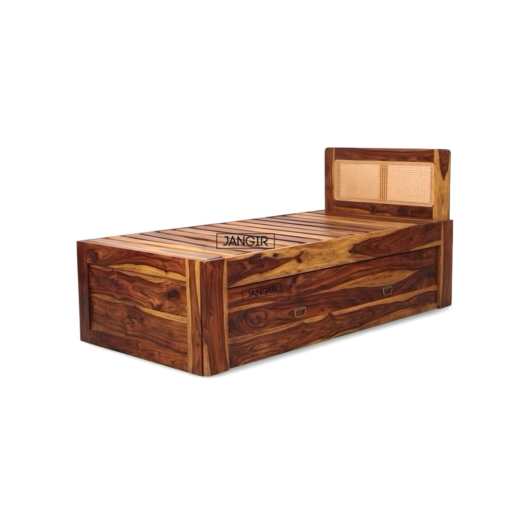 Discover our Space Saving Expandable Bed, Sheesham or mango wood made, smart storage & seamless style. Buy folding bed for small rooms near you.