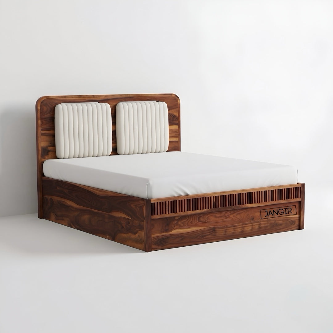 Doss Sheesham Wood Storage Bed