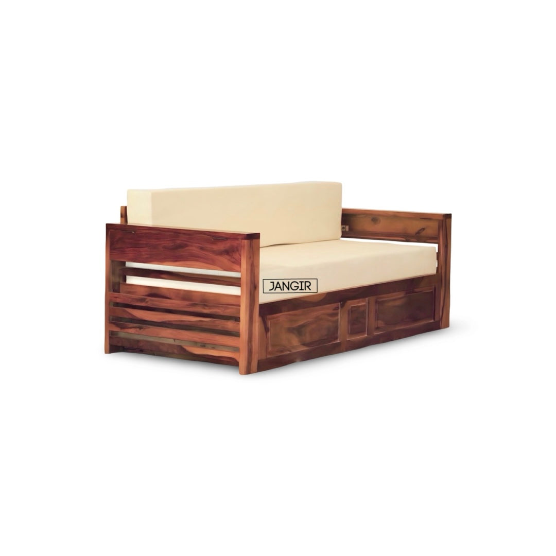 Dalla Sheesham Wood Sofa cum Bed.