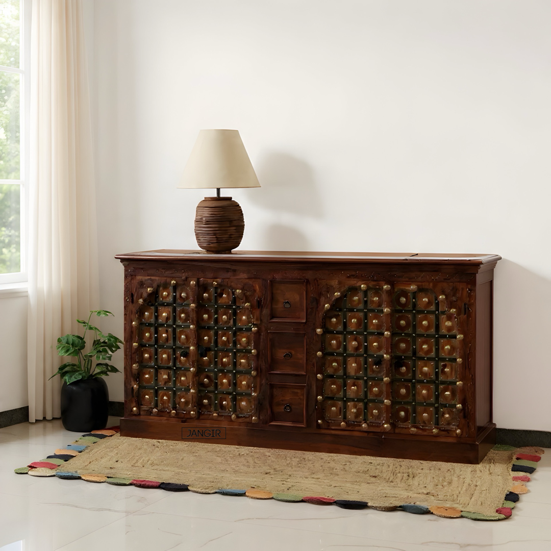 Antique Rajasthani Heritage Cabinet