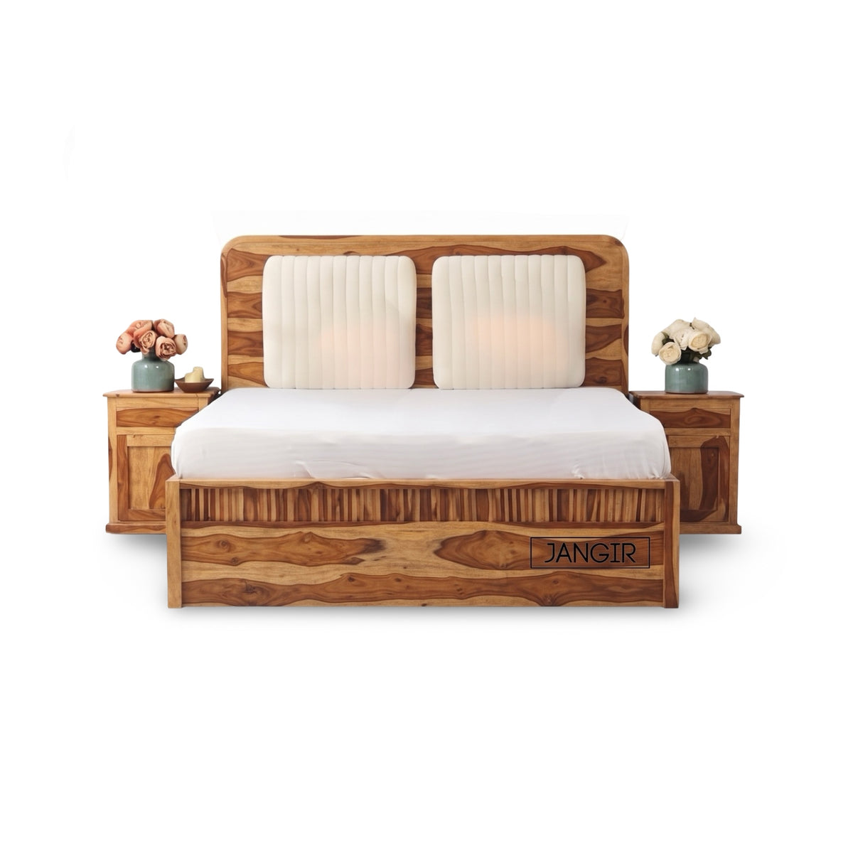 Doss Sheesham Wood Storage Bed