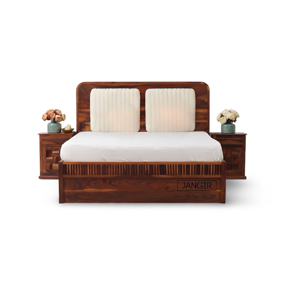 Doss Sheesham Wood Storage Bed