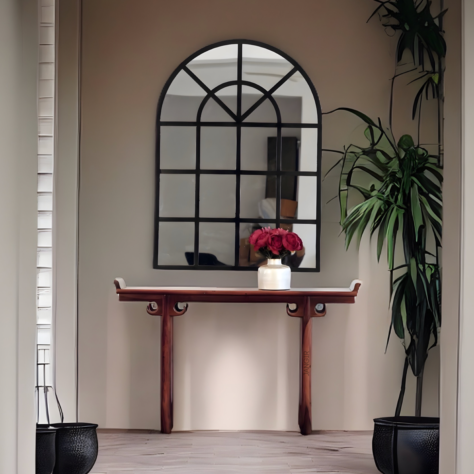 Complete your home's grand entrance with our elegant entryway table at our online store, crafted from sheesham wood, this entryway table is ideal for any hallway or foyer. Upgrade your space now!