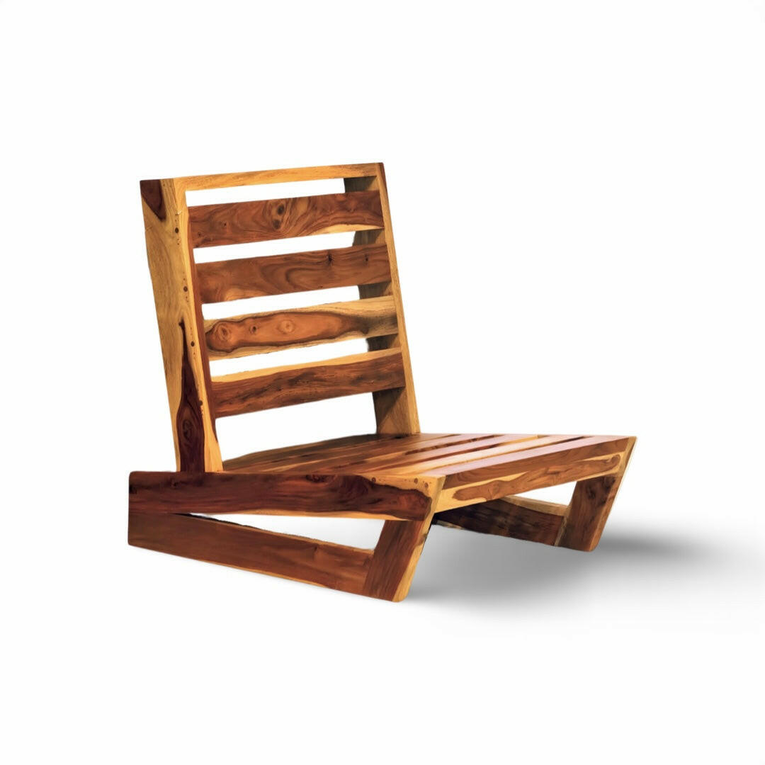 Low Solid Wood Sofa Chair