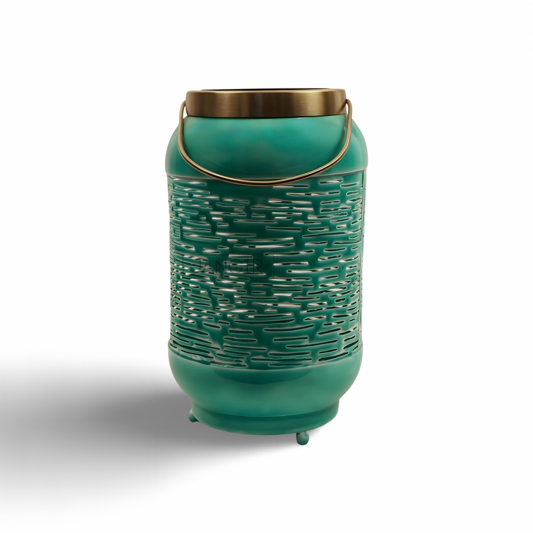 Sea Green Grill Candle Lantern