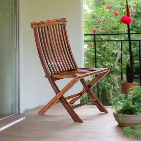 Shop sheesham wood garden or balcony chair in Bangalore for your outdoor oasis at unbeatable prices! Transform your garden or balcony with our stylish and durable stripes folding outdoor chairs.