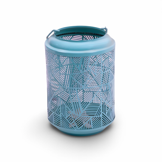 Elevate your home with our exquisite Lantern, Experience the mesmerizing ambiance it creates at dinner parties or special occasions. Illuminate your home with our irresistible Sea Blue Lantern.