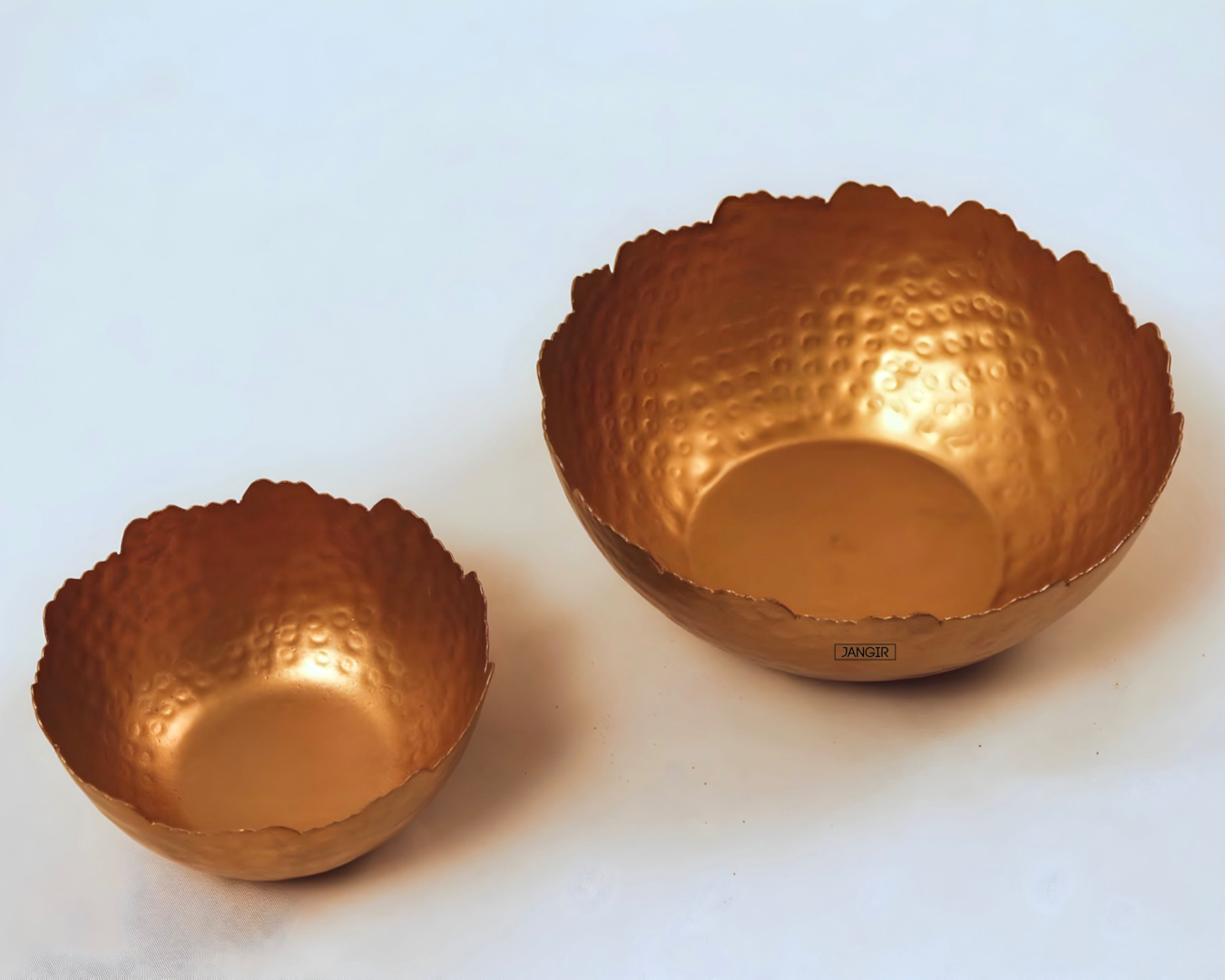 Hammered Gold Bowl Set