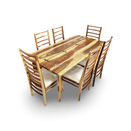 Looking for unique modern & designer dining table? Buy sheesham wood Stylish Dining Set with stunning joint designs today, perfect upgrade for your dining room