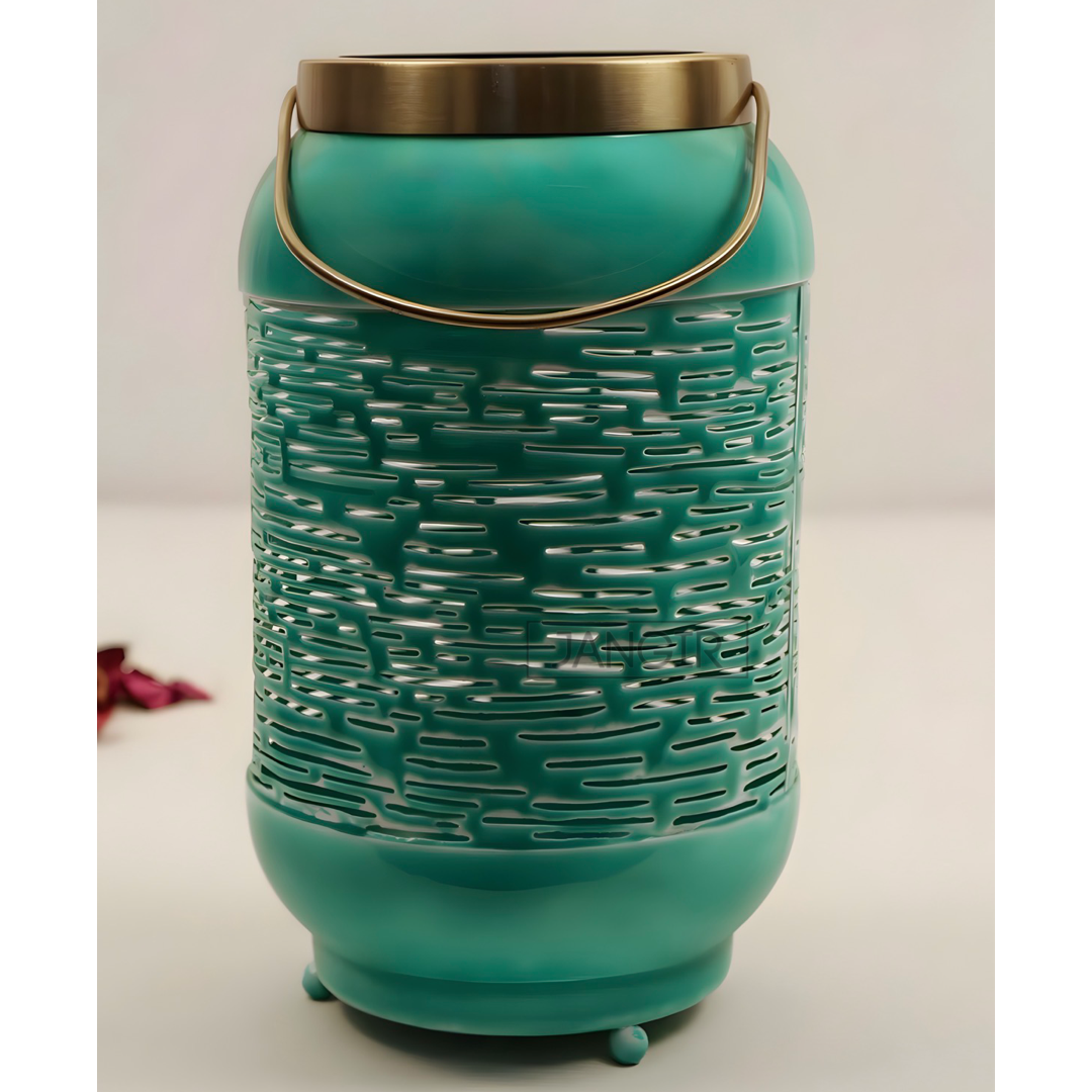 Sea Green Grill Candle Lantern