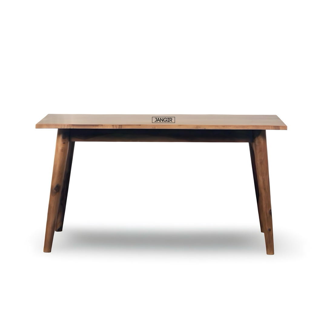 Discover our Darker Live Edge Dining Table Set, Sheesham Wood made. Shop durable and modern wooden dining table set for your dining room near you in Bangalore