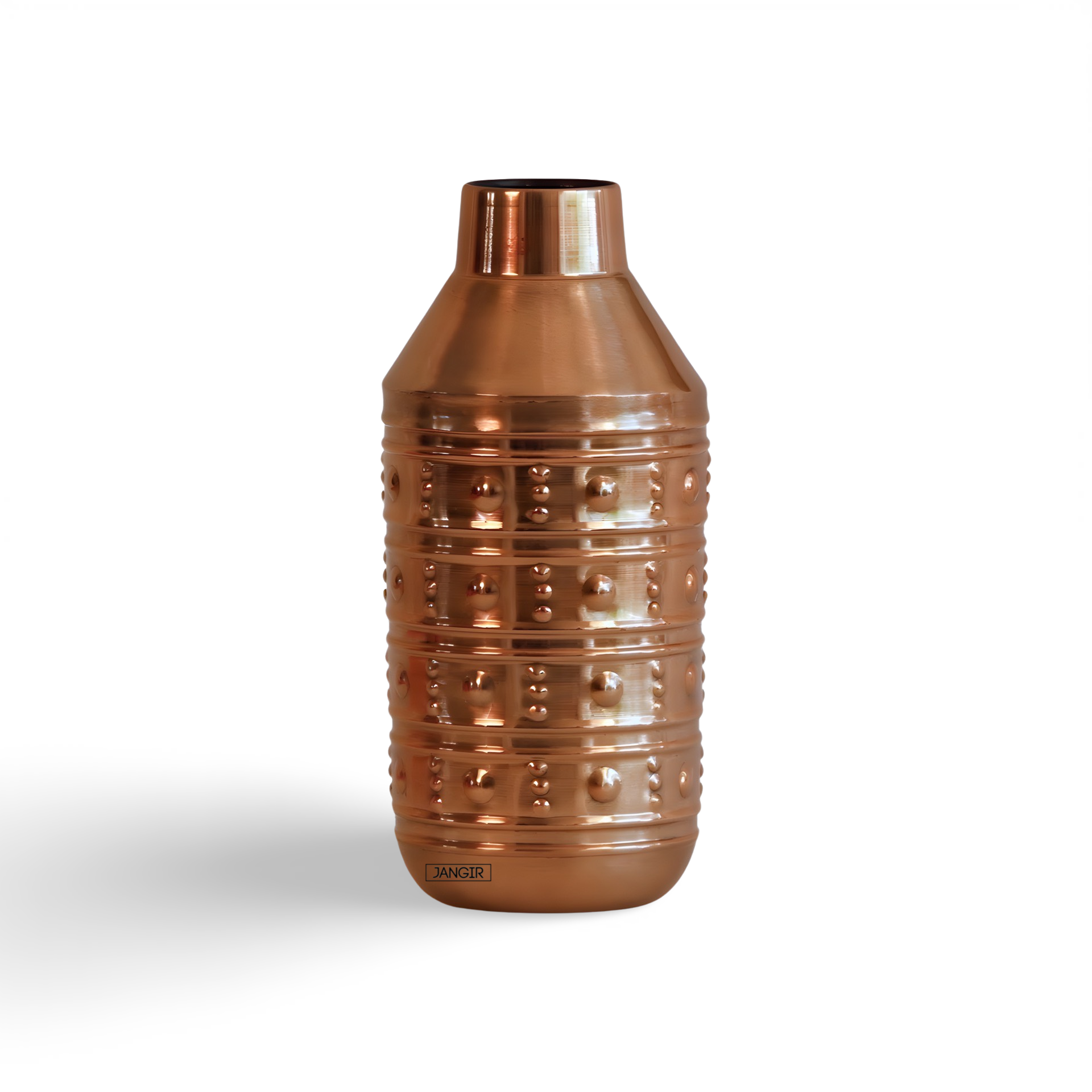 Elevate your home decor with our elegant Rose Gold Bottle Flower Vase S. Crafted from high-quality metal. Shop now for the perfect addition to your living room, bedroom or office.