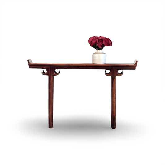 Complete your living room with our Taj Solid Wood Console Table, crafted from sheesham wood. Our Designer Console Table is ideal for any living room. Shop now!