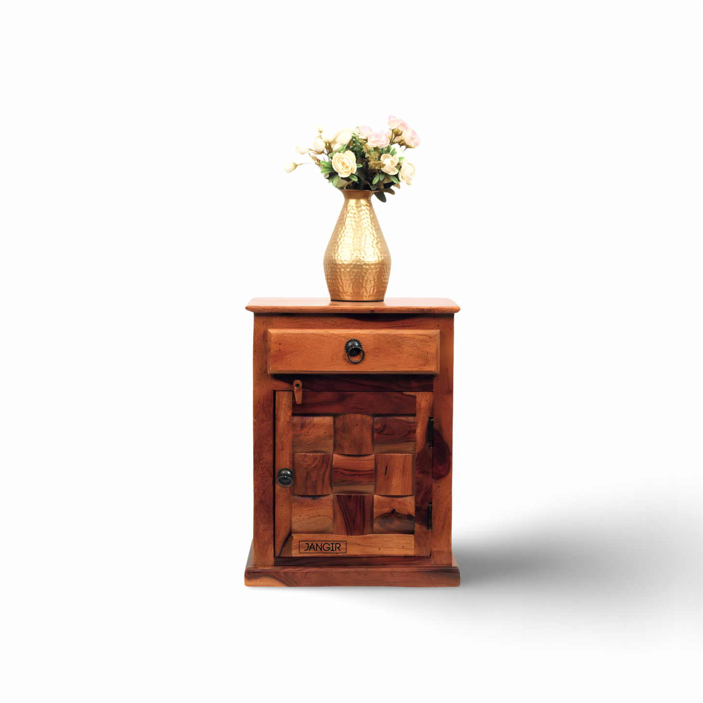 Niwar Solid Wood Bedside table