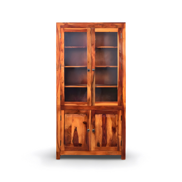 Buy Book Rack Online | Glass Door Unit | Display Unit For Living Room