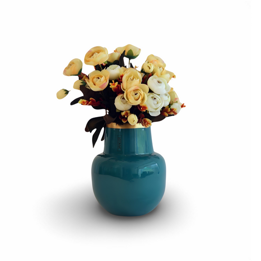 Elevate your home decor with our elegant Dark Sky Round Flower Vase. Handcrafted with metal, Upgrade your living space today and shop online or in-store for this versatile and durable centrepiece.