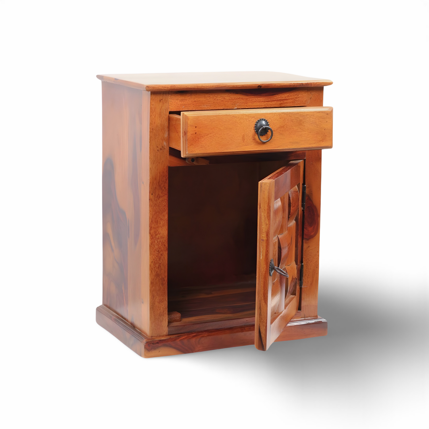 Niwar Solid Wood Bedside table