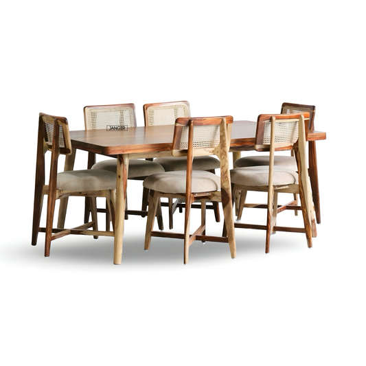 Discover the elegant Reaper Premium Dining Set crafted from A-grade Sheesham wood. Shop now for timeless style and durability near you