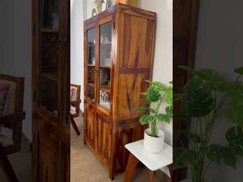 Elevate your dining room with our exquisitely Crockery Unit, crafted with sheesham Wood. Display fine china & glassware in style with our wooden crockery cabinet, buy today !