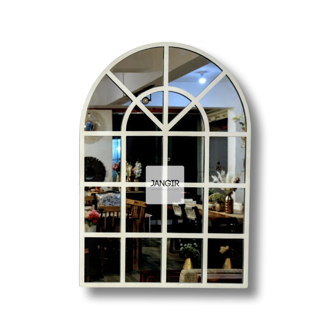 Arched french window wall mirror - the perfect accessory to upgrade your entryway or living room