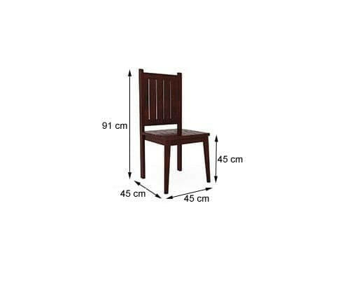 Row dining chair- Set of 2.