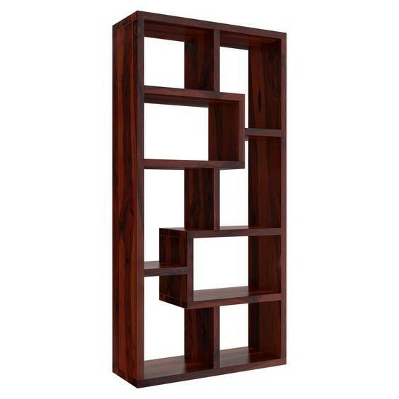 Designer Book Rack Melween Solid Wood Book Rack | Jangir Decor Bangalore