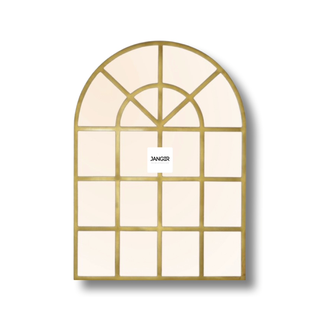 Arched French Window Wall  Mirror.
