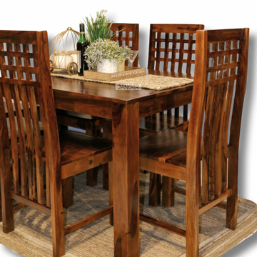 Avan Solid Wood Dining Table Set