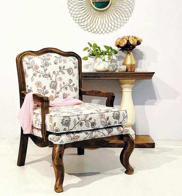 French Solid Wood Arm Chair