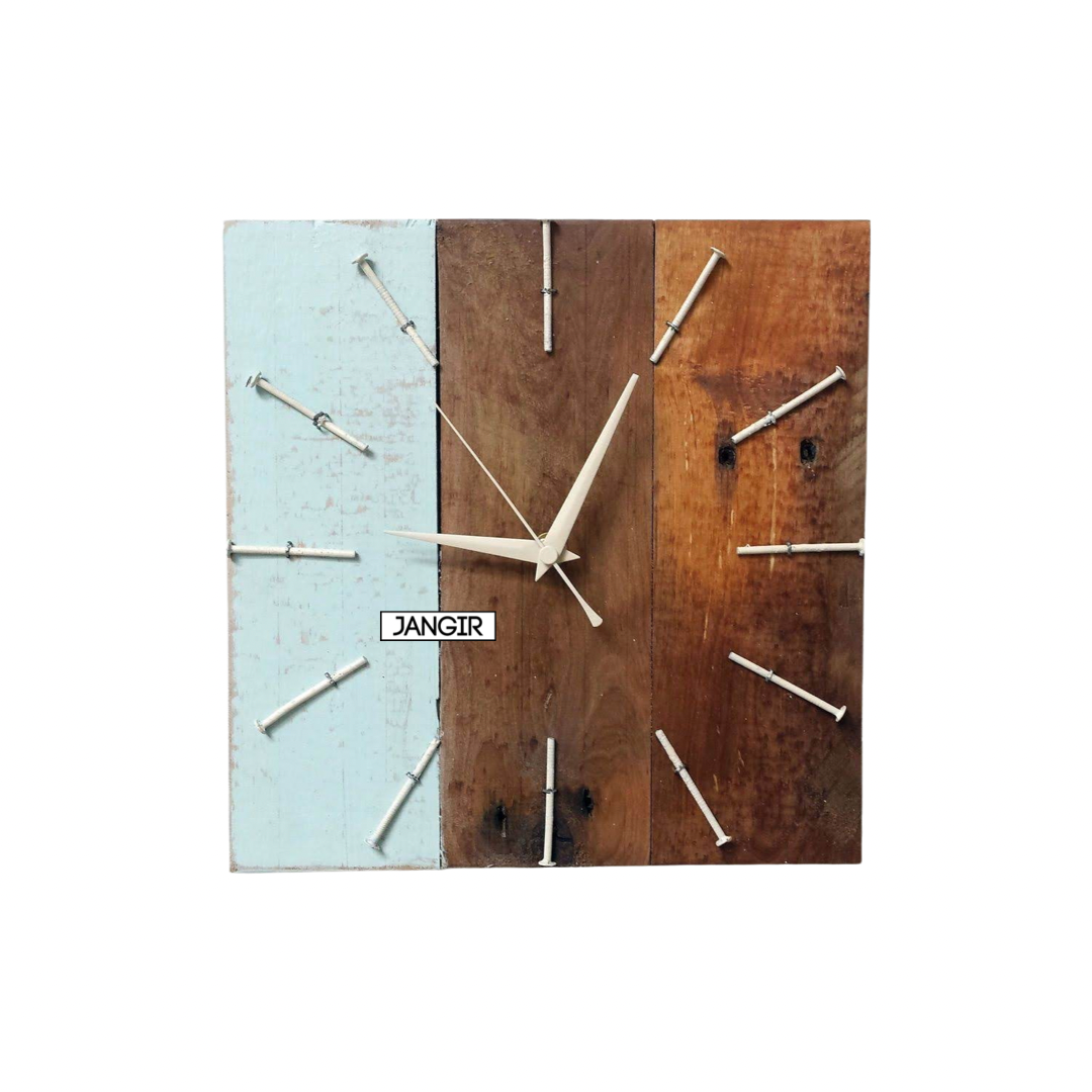 Nails Rustic Wall Clock.