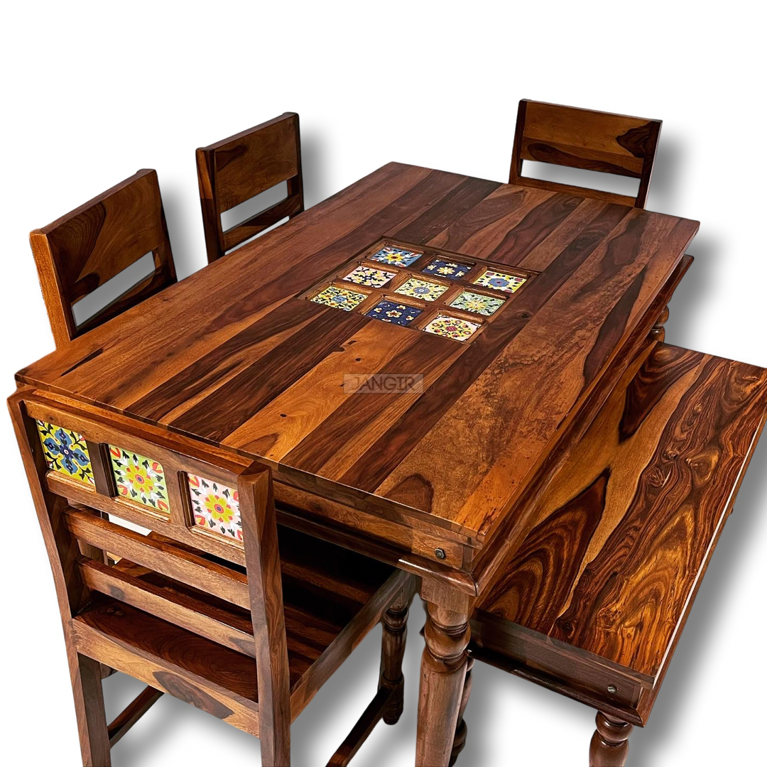 Tiles Dining Table Set Six Seater! , dining table, dining set, designer dining table, dining table set, dining table 4 seater, wooden dining table, dining table chairs, modern dining table Bangalore
