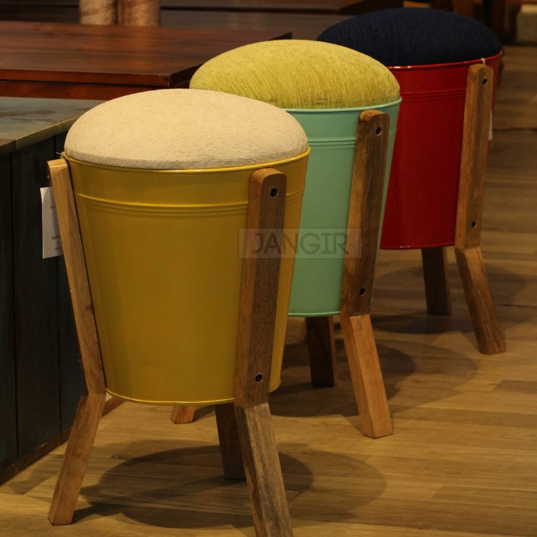 Bucket stool set | Jangir Decor