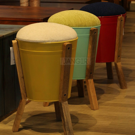 Bucket stool set.